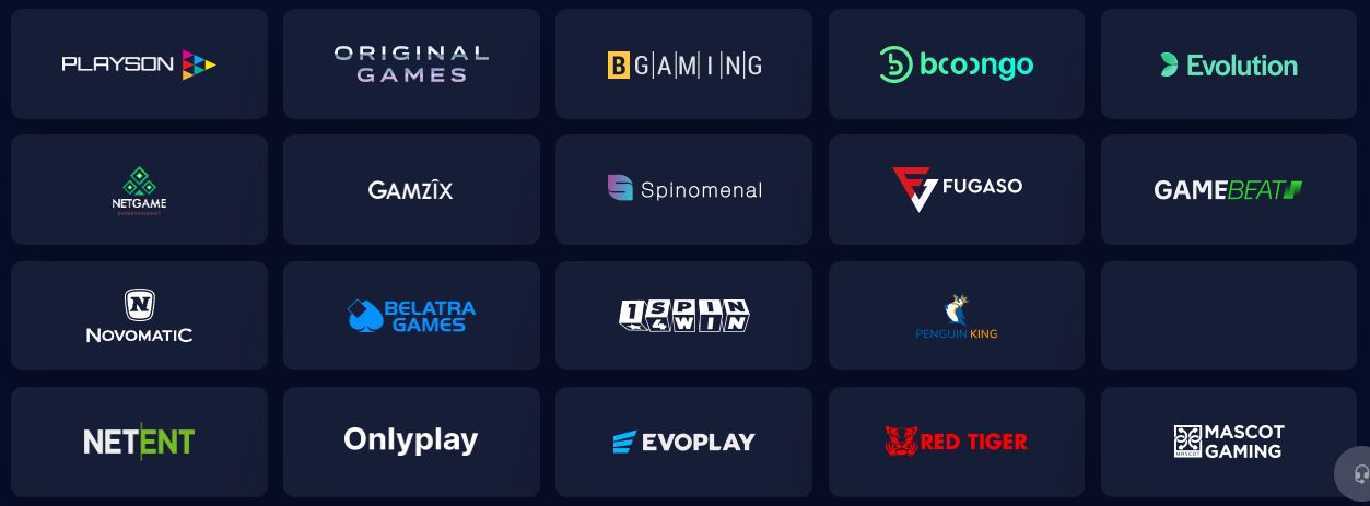 Choose from 40 plus software providers at NineWin casino