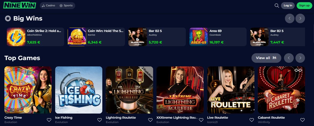 Play live roulette and casino games with real dealers